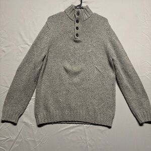 Nautica Men's Turtleneck Sweater in Gray